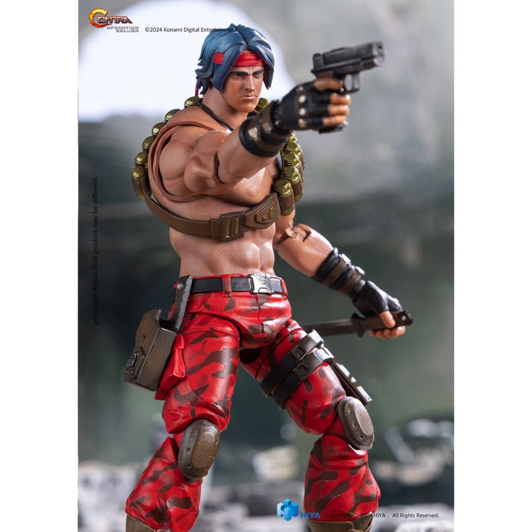 Contra: Operation Galuga Lance Bean Exquisite Action Figure By Hiya -Hiya Toys - India - www.superherotoystore.com