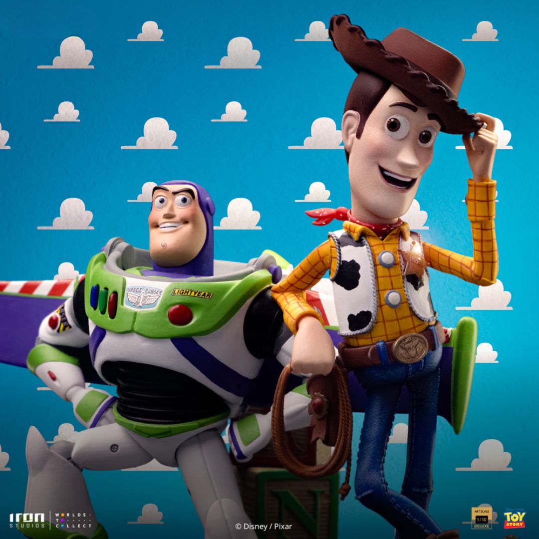 Buzz & Woody Deluxe Statue By Iron Studios -Iron Studios - India - www.superherotoystore.com