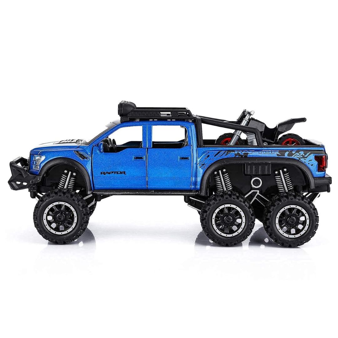 Blue 1:28 Scale Die-Cast Metal Pick-Up Truck -Lumo - India - www.superherotoystore.com