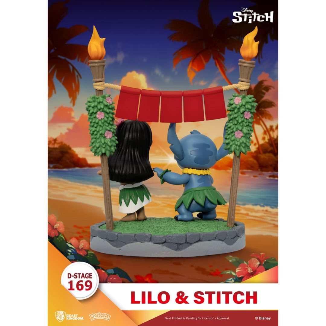 Lilo & Stitch D-Stage Statue By Beast Kingdom -Beast Kingdom - India - www.superherotoystore.com