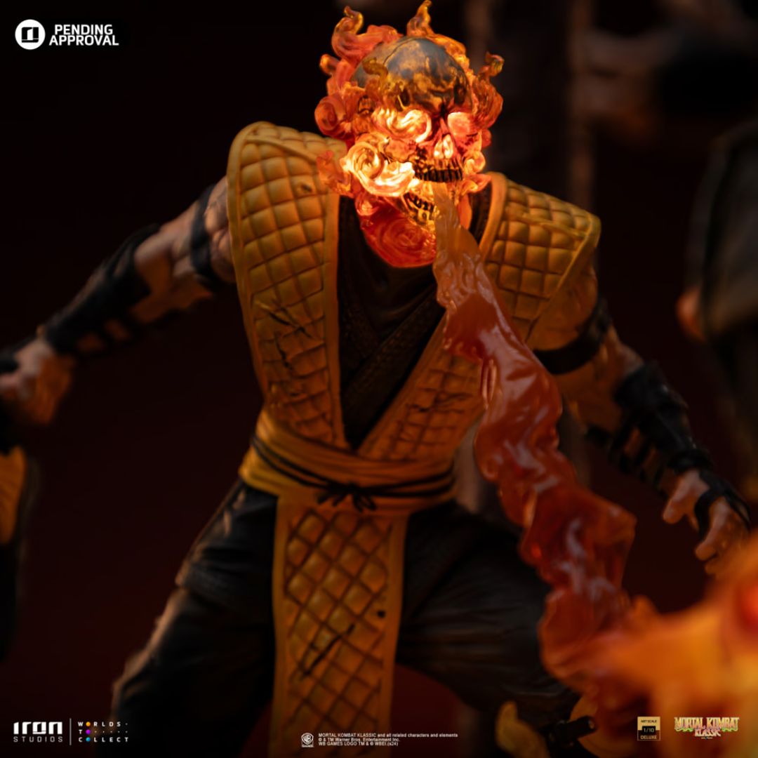 Scorpion Fatality Mortal Kombat Statue By Iron Studios -Iron Studios - India - www.superherotoystore.com