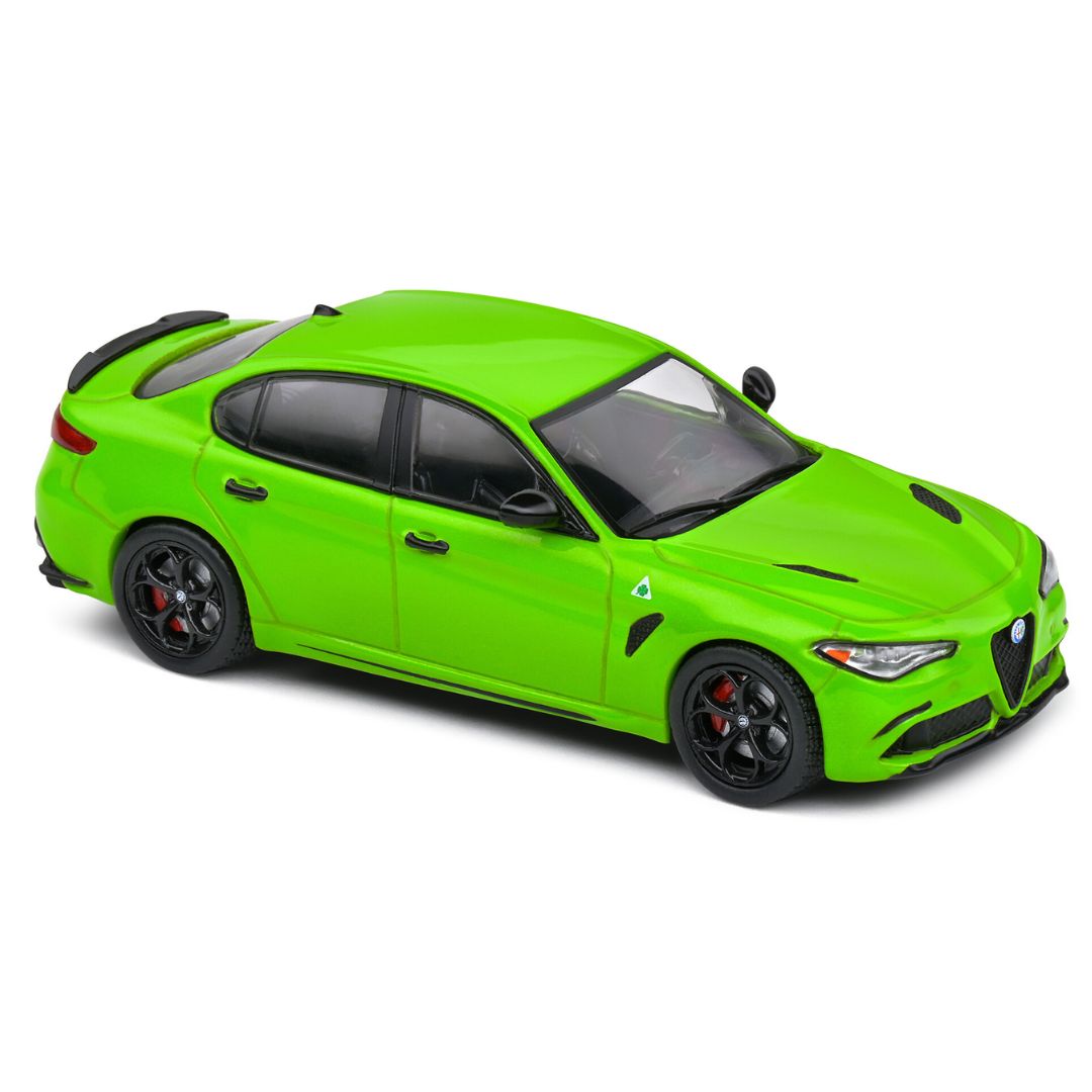 ALFA ROMEO GIULIA QUADRIFOGLIO GREEN 2020 1:43 scale by Solido -Solido - India - www.superherotoystore.com