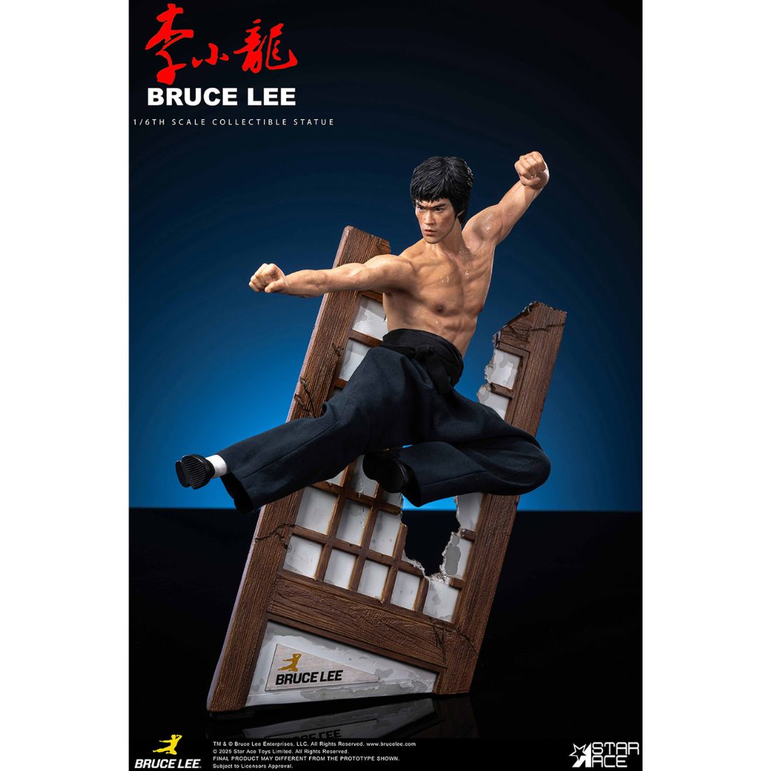 Bruce Lee (Flying-Kick) Statues By Star Ace Toys