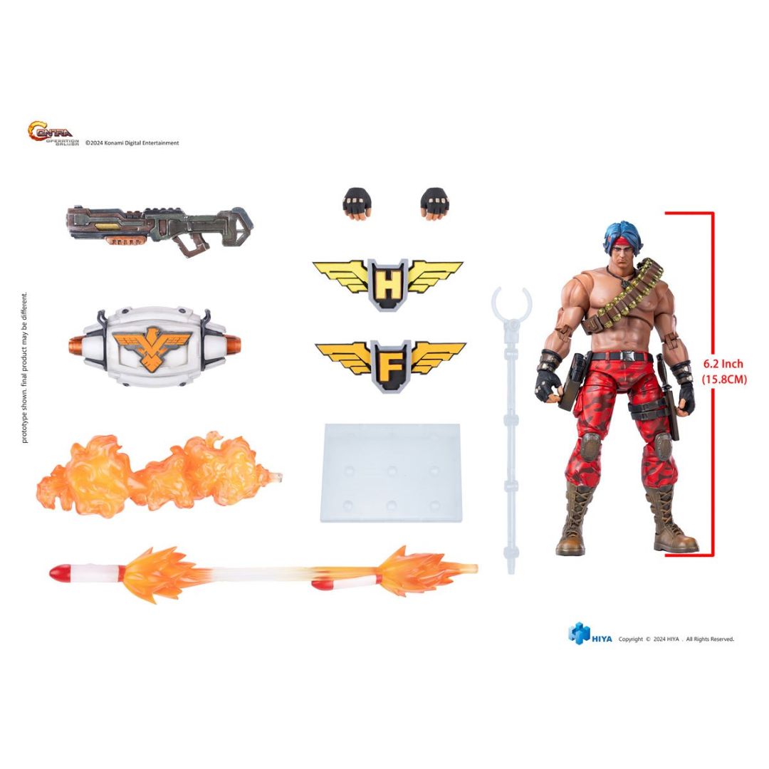 Contra: Operation Galuga Lance Bean Exquisite Action Figure By Hiya -Hiya Toys - India - www.superherotoystore.com