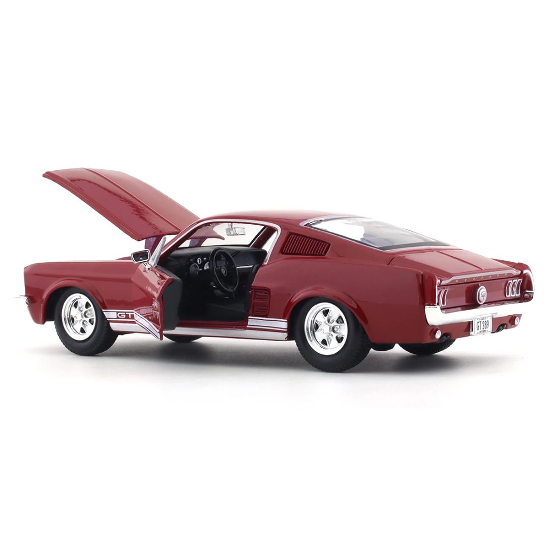 1967 Red Ford Mustang GT 1:24 Scale Die-Cast Car by Maisto -Solido - India - www.superherotoystore.com