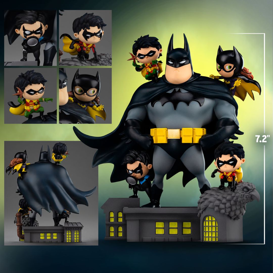 Batman Family Animated Icons Statue By Iron Studios -Iron Studios - India - www.superherotoystore.com