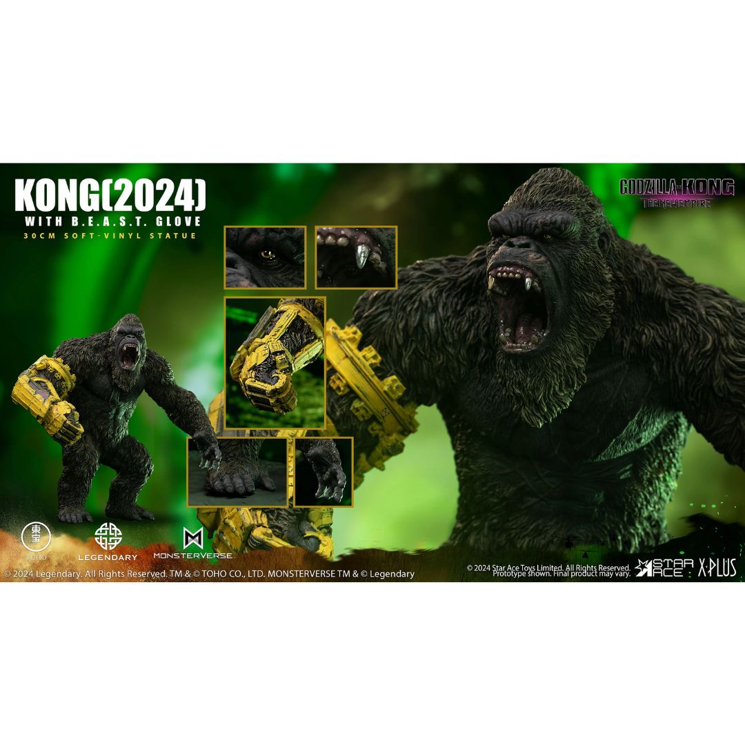 Kong (2024) With B.E.A.S.T. Glove By Star Ace -Star Ace Toys - India - www.superherotoystore.com