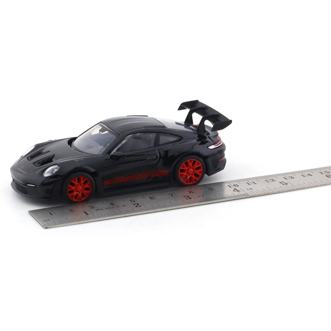 Porsche 911 GT3 RS Black 1:43 Diecast car by Bburago -Bburago - India - www.superherotoystore.com