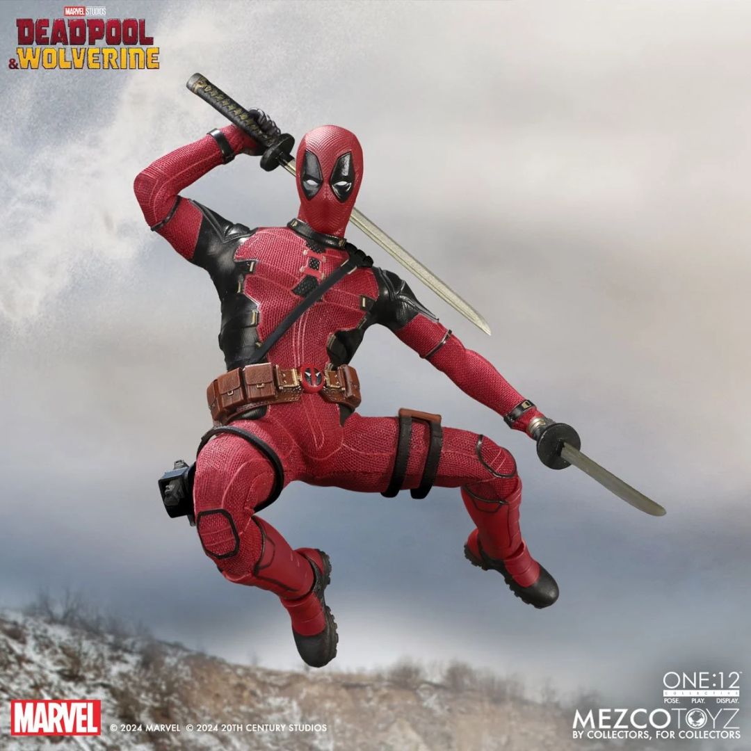 Deadpool & Wolverine: Deadpool Deluxe Edition By Mezco Toys -Mezco Toys - India - www.superherotoystore.com