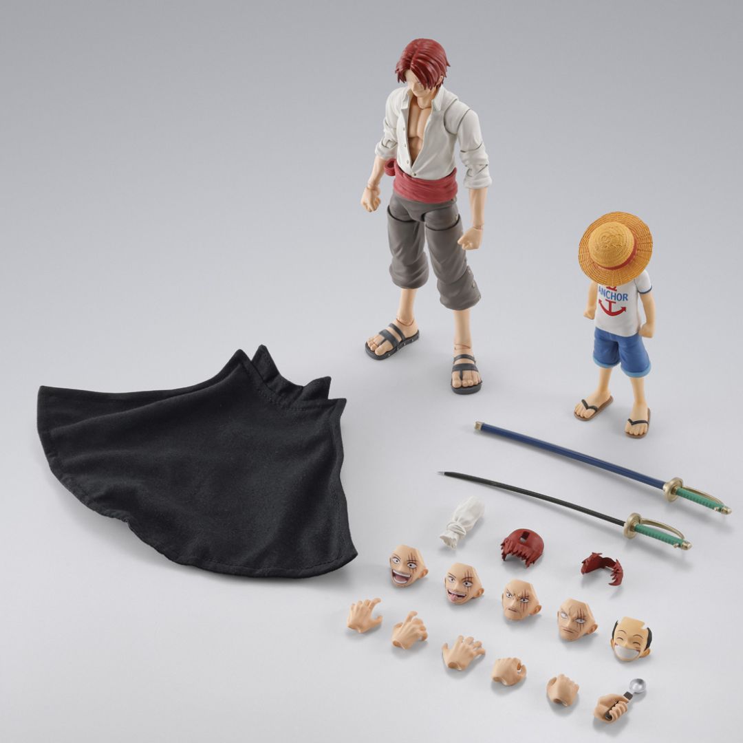 One Piece Shanks & Monkey.D.Luffy Kid Era S.H.Figuarts By Tamashii Nations -Tamashii Nations - India - www.superherotoystore.com