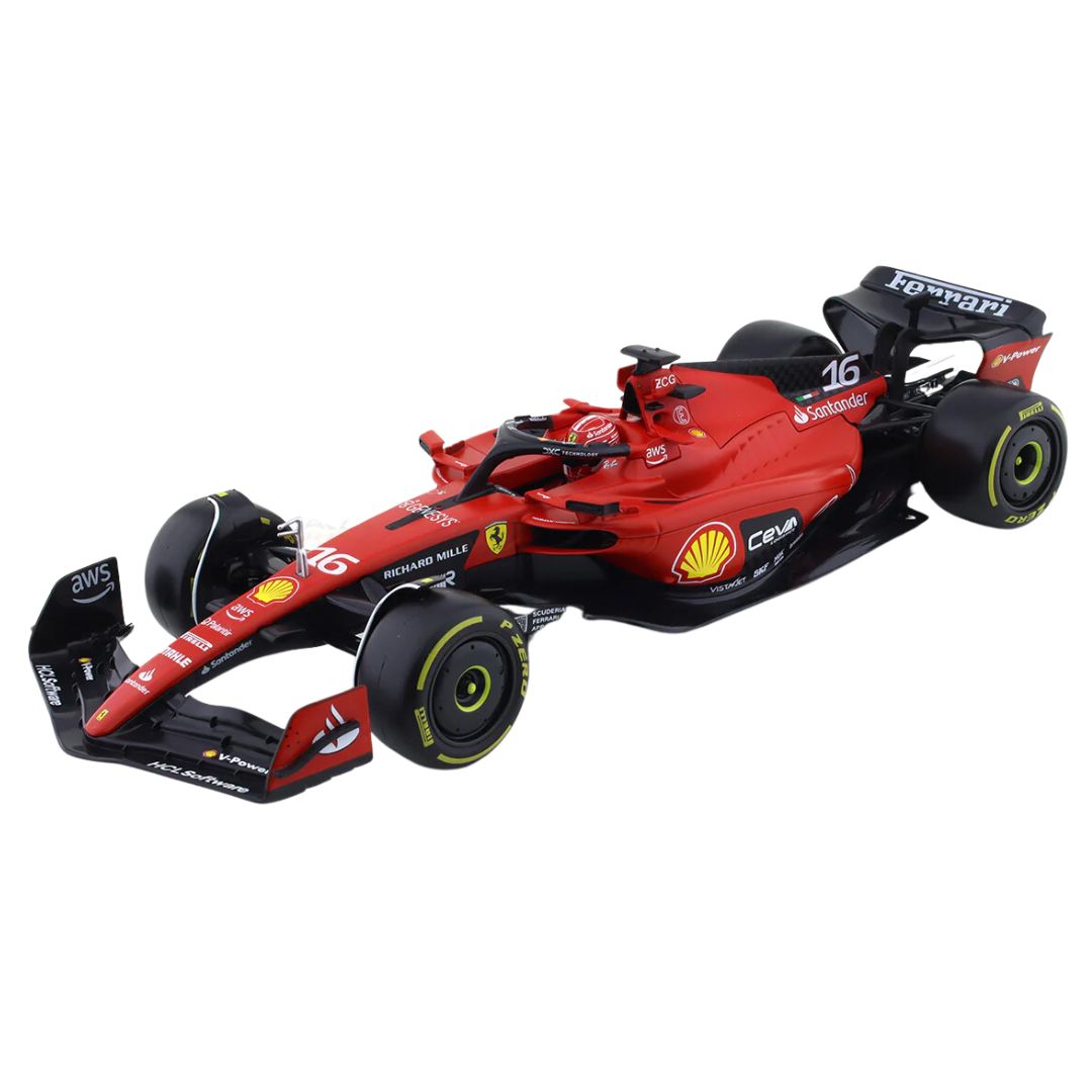 Ferrari 1:18 Scale  SF23 (Deluxe Version) by Bburago -Bburago - India - www.superherotoystore.com