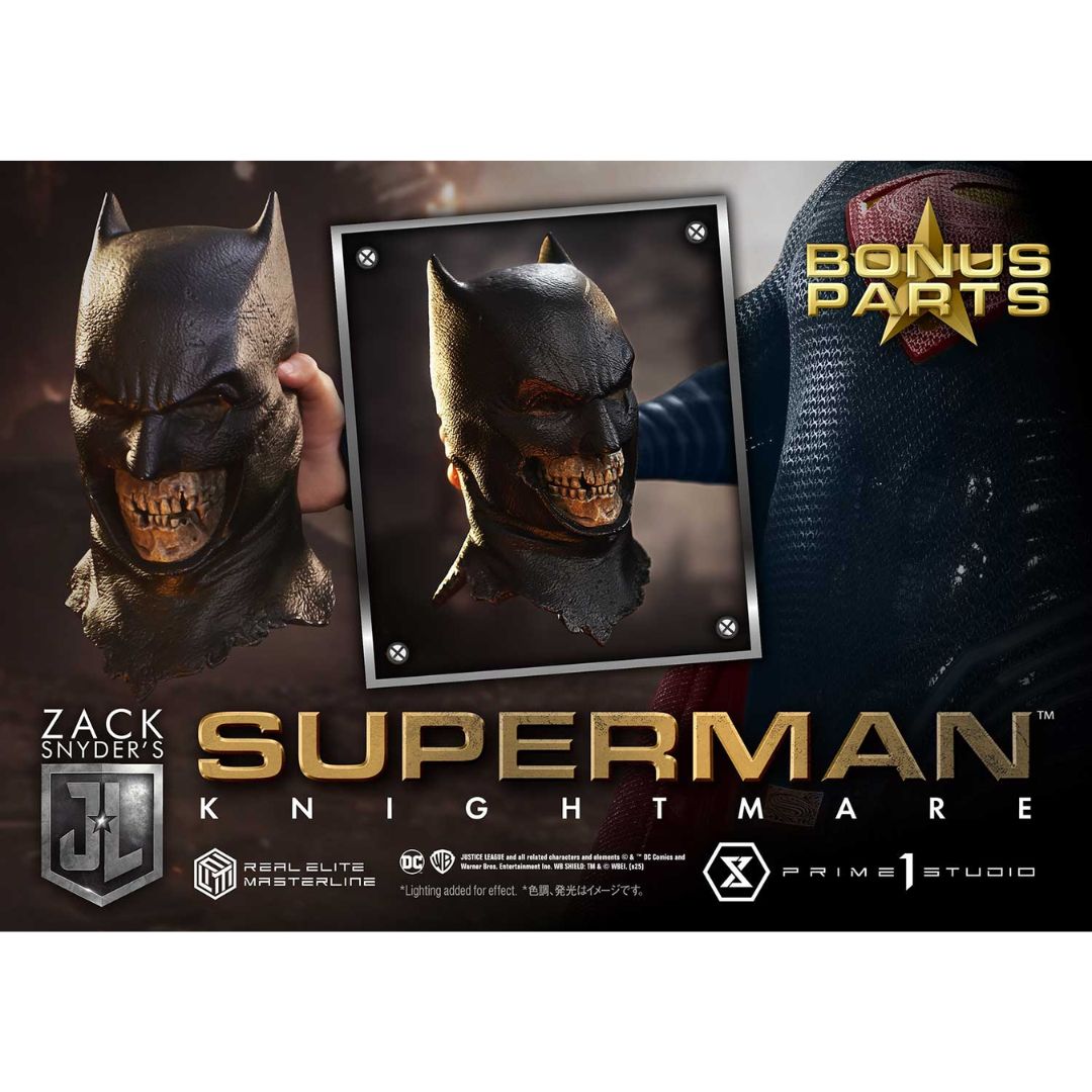 Justice League (Film) Superman Knightmare Color Edition Dx Bonus Version Statue By Prime1 Studios -Prime1 Studios - India - www.superherotoystore.com