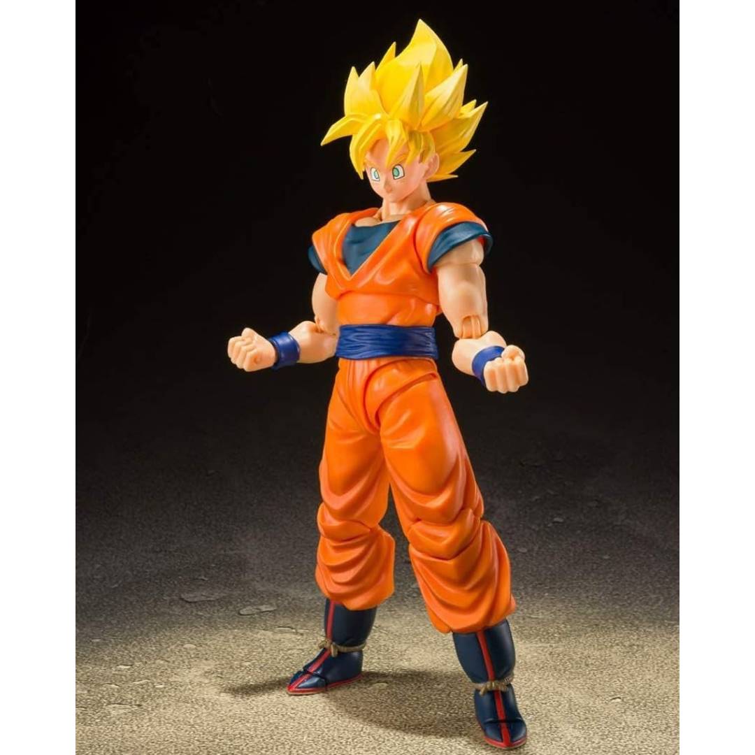 Dragon Ball Z - Super Saiyan Full Power Son Goku S.H. Figuarts figure by Bandai Tamashii Nations -Tamashii Nations - India - www.superherotoystore.com