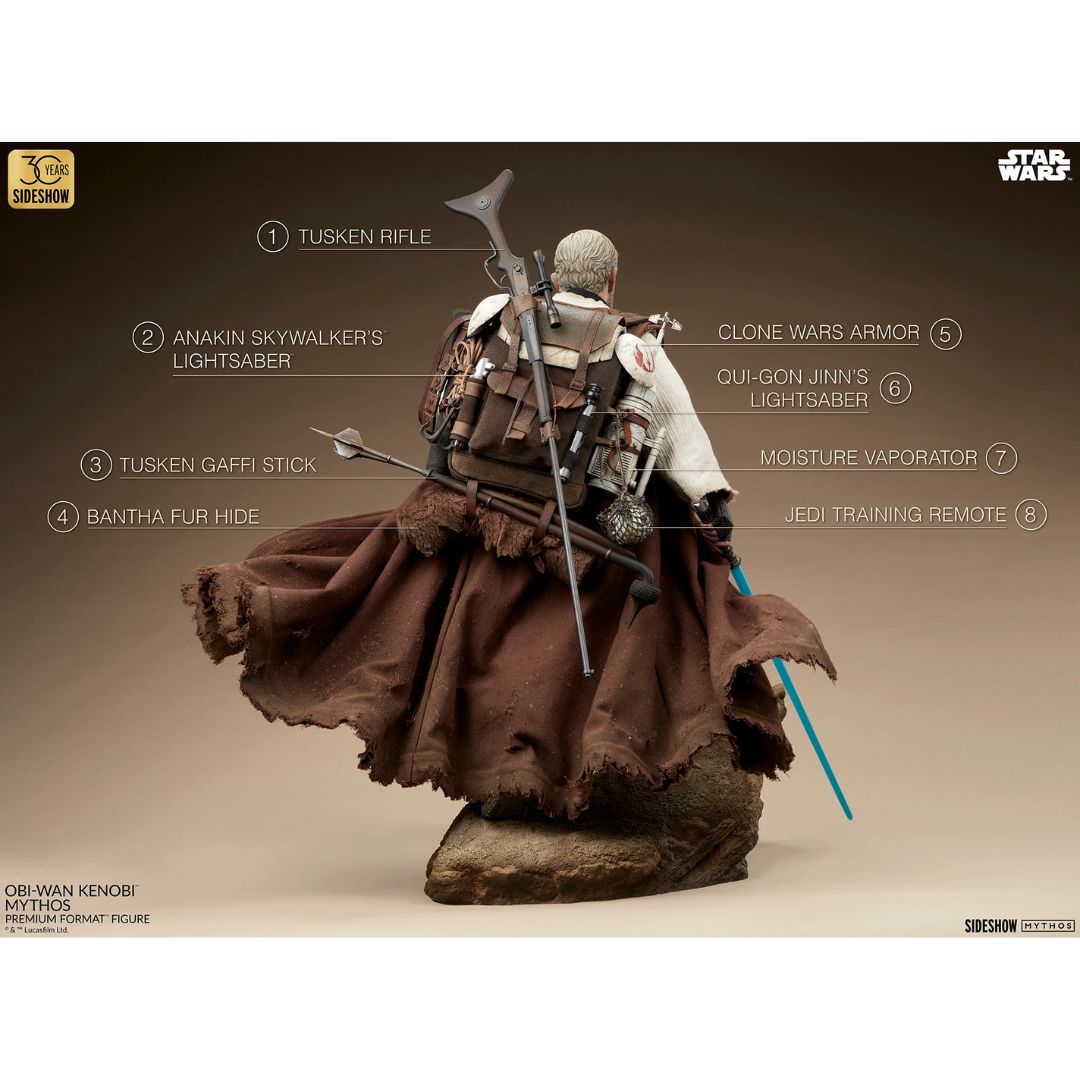 Obi-Wan Kenobi Mythos Premium Format Statue By Sideshow Collectibles -Sideshow Collectibles - India - www.superherotoystore.com