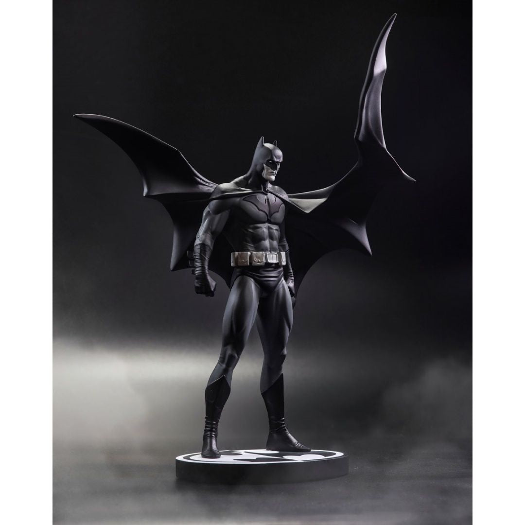 DC Direct Batman Black and White by Jorge Jimenez Resin Statue -McFarlane Toys - India - www.superherotoystore.com