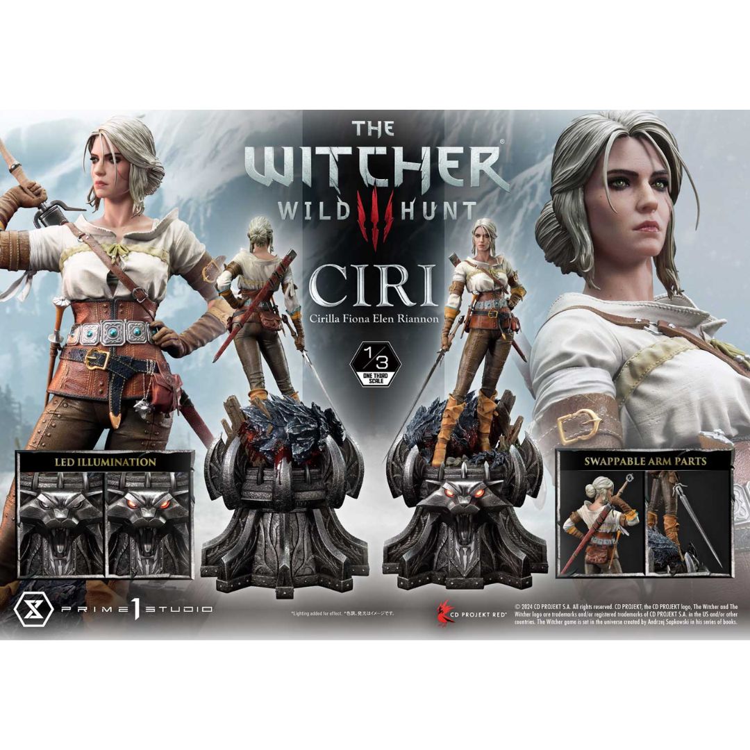 The Witcher 3: Wild Hunt Ciri Fiona Elen RiannonBonus Version -Prime 1 Studio - India - www.superherotoystore.com