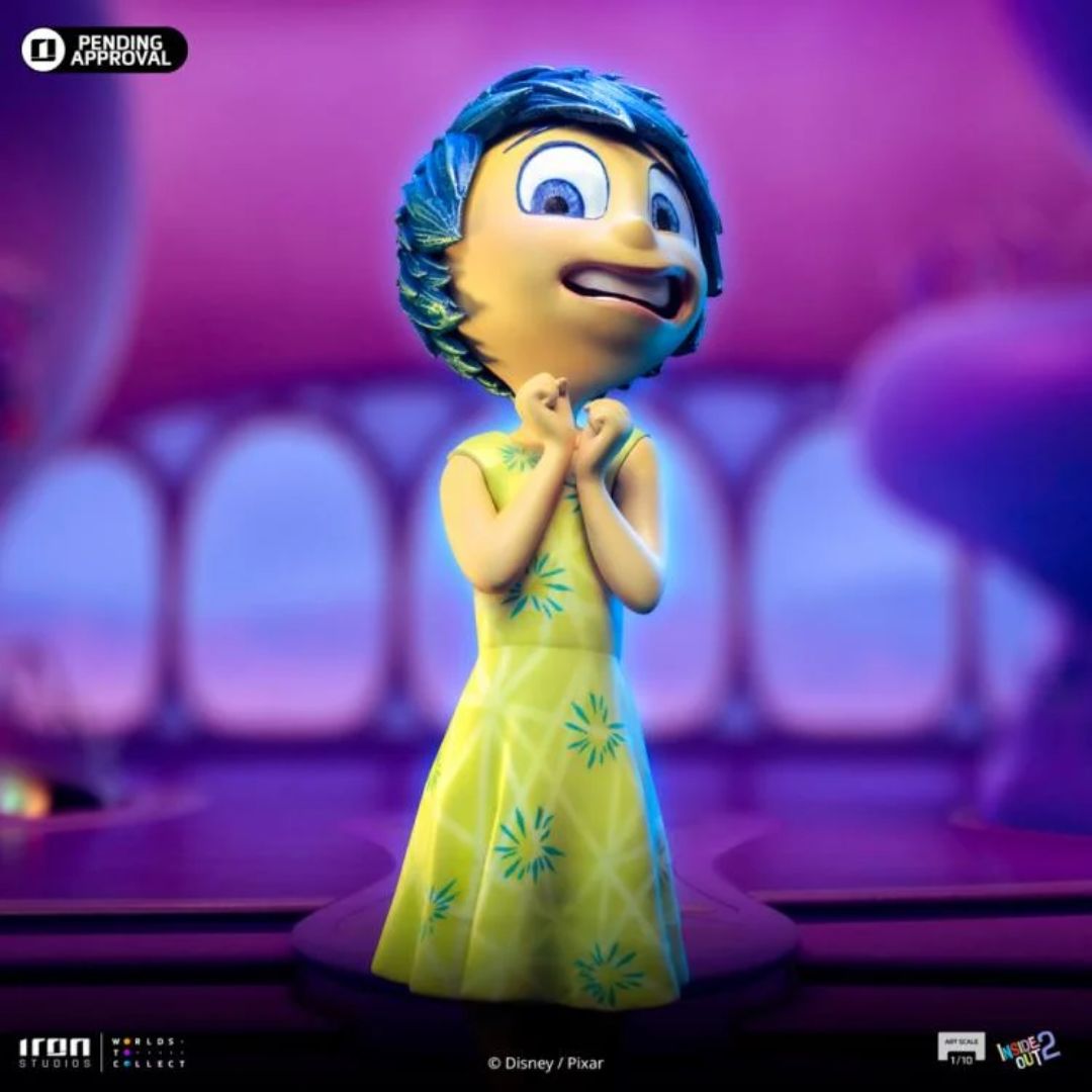 Joy - Inside Out 2 Statue By Iron Studios -Iron Studios - India - www.superherotoystore.com