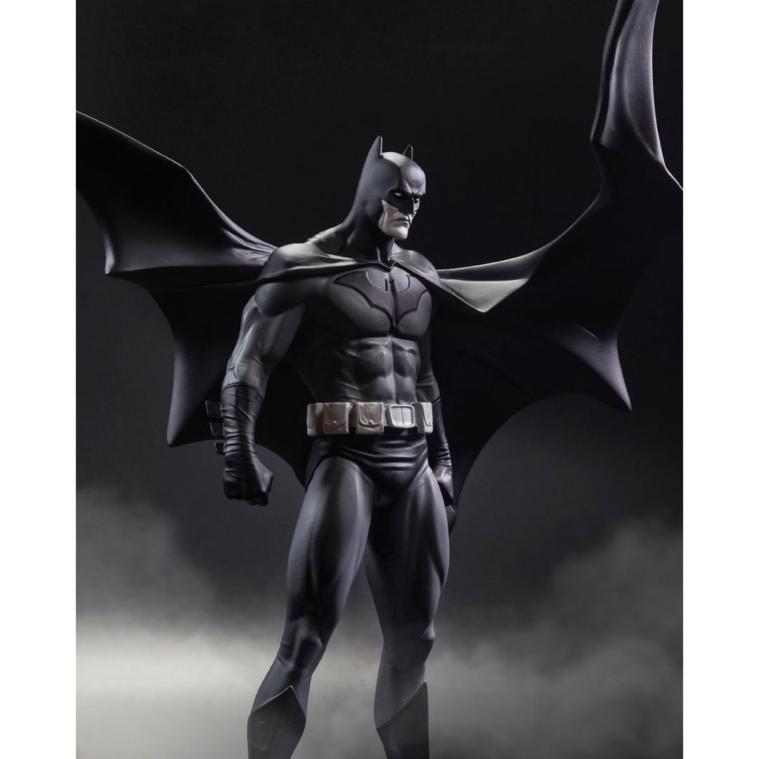 DC Direct Batman Black and White by Jorge Jimenez Resin Statue -McFarlane Toys - India - www.superherotoystore.com