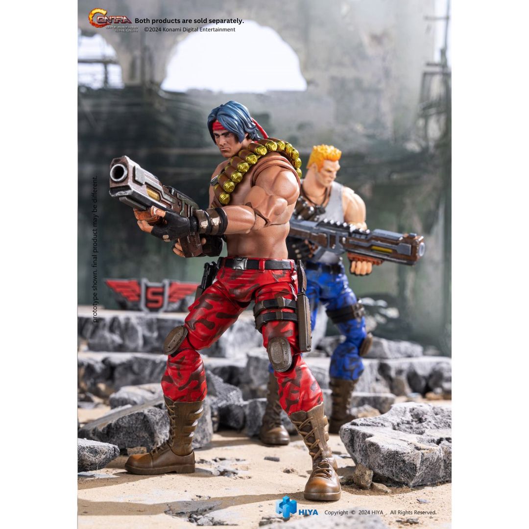 Contra: Operation Galuga Lance Bean Exquisite Action Figure By Hiya -Hiya Toys - India - www.superherotoystore.com