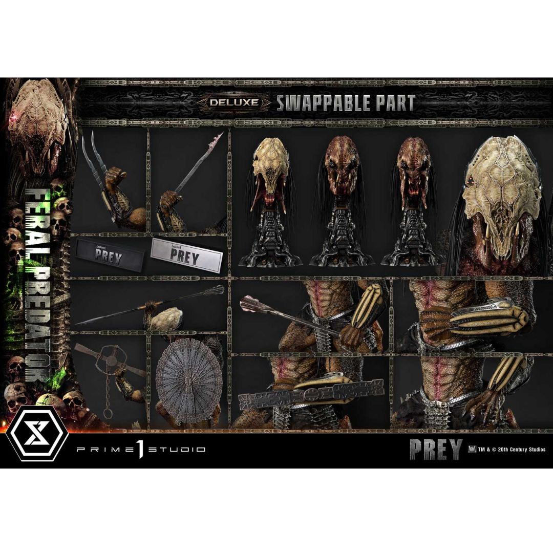 Prey (Film) Feral Predator Deluxe Version Statue By Prime1 Studios -Prime1 Studios - India - www.superherotoystore.com