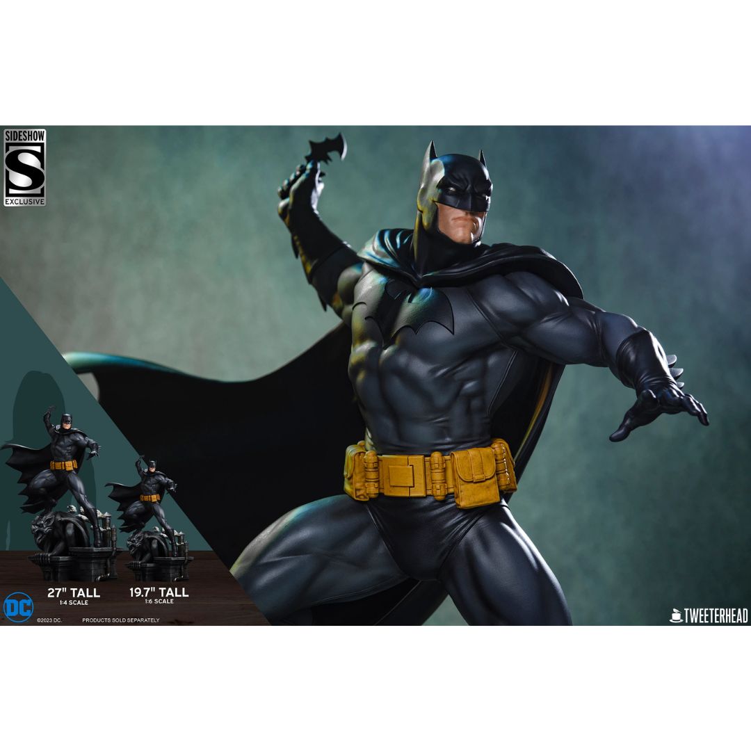 Batman™ (Black And Gray Edition ) Quarter Scale Maquette Statue By Tweeterhead -Tweeterhead - India - www.superherotoystore.com