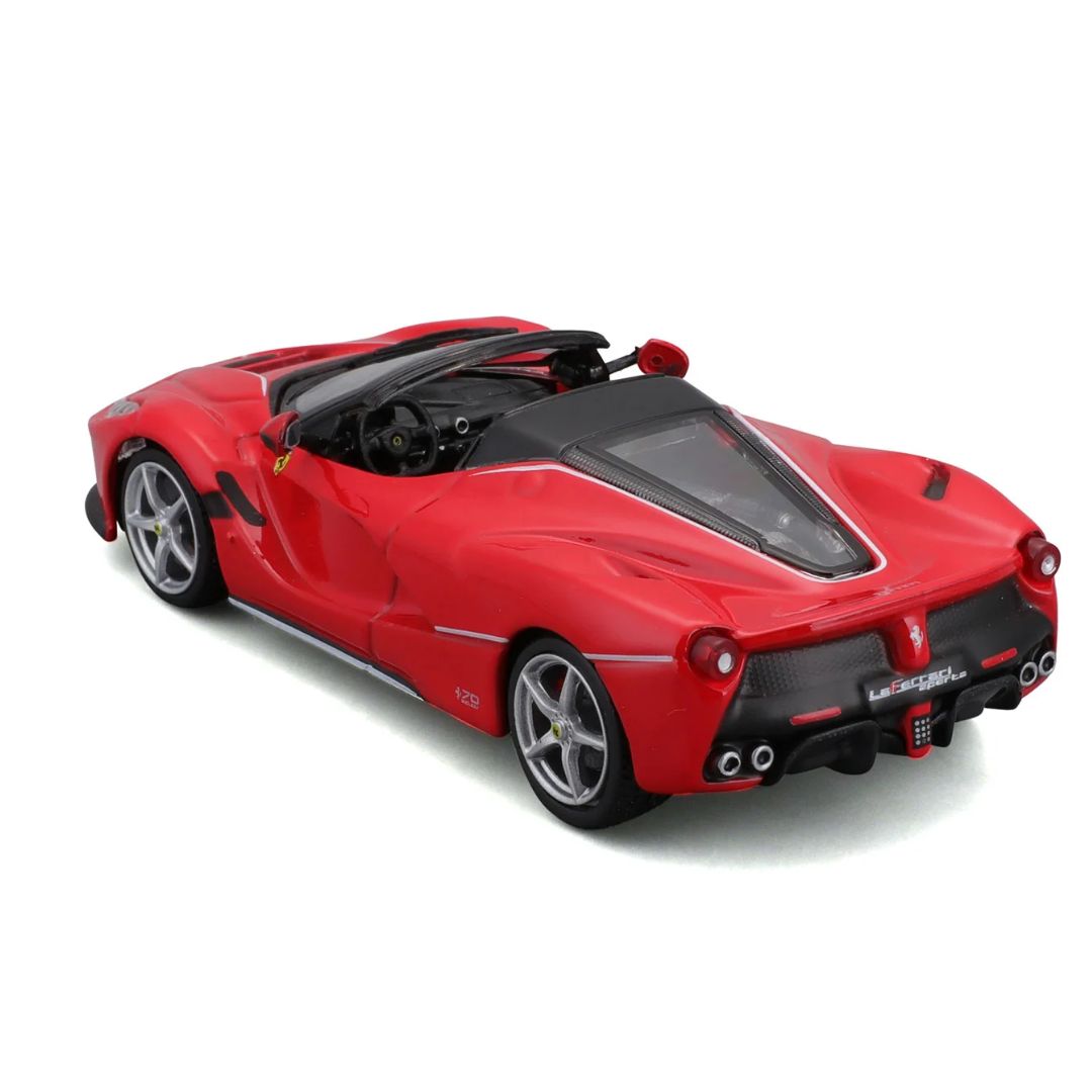 Red Ferrari LaFerrari Aperta 1:43 Scale Die-Cast car by Bburago -Bburago - India - www.superherotoystore.com