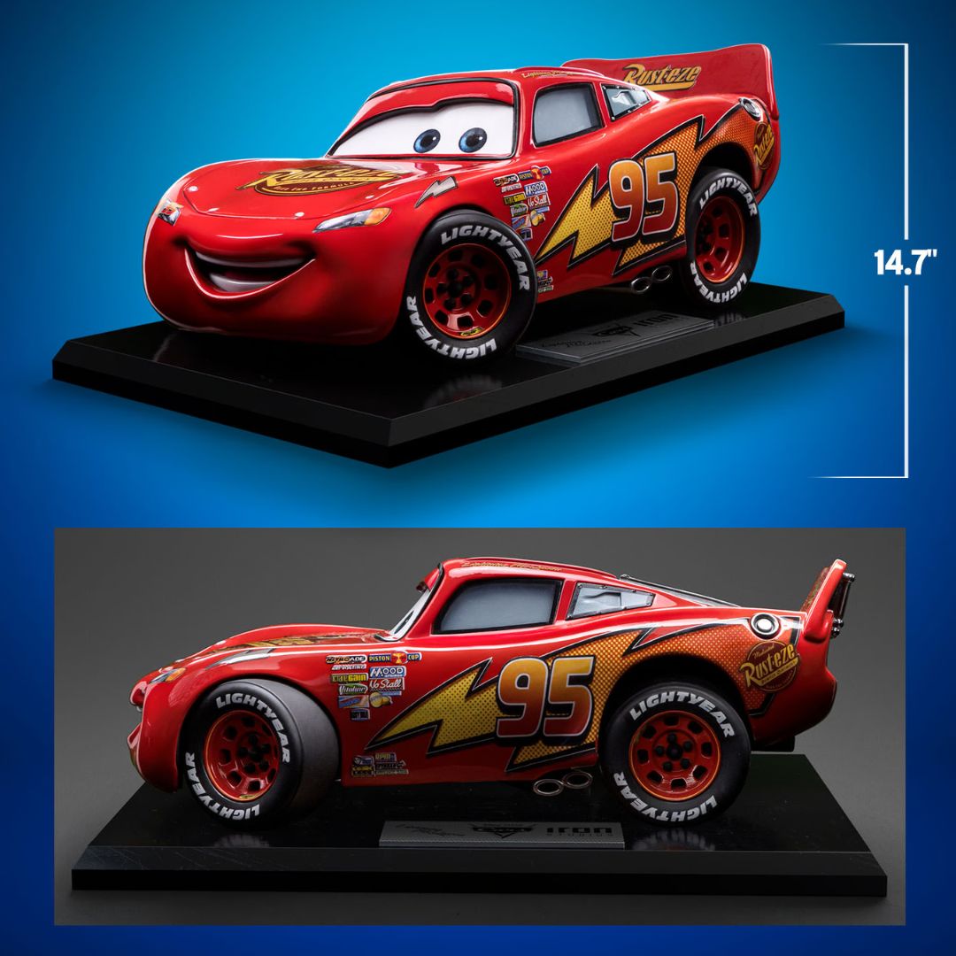 Lightning Mcqueen - Cars  Statue By Iron Studios -Iron Studios - India - www.superherotoystore.com