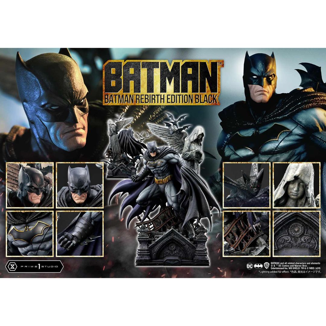 Batman Rebirth Edition (Black) By Prime1 Studios -Prime 1 Studio - India - www.superherotoystore.com