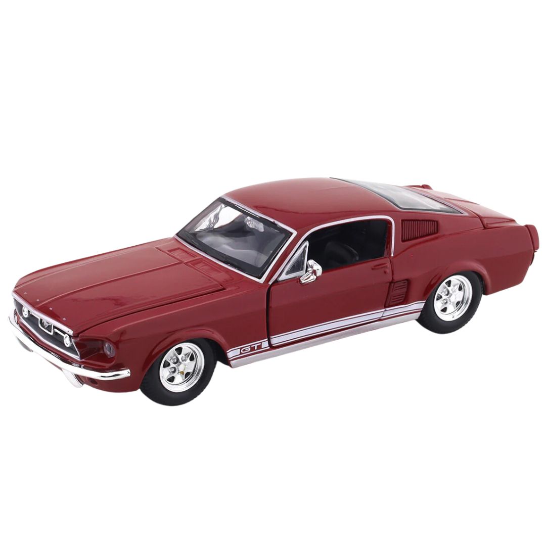 1967 Red Ford Mustang GT 1:24 Scale Die-Cast Car by Maisto -Solido - India - www.superherotoystore.com