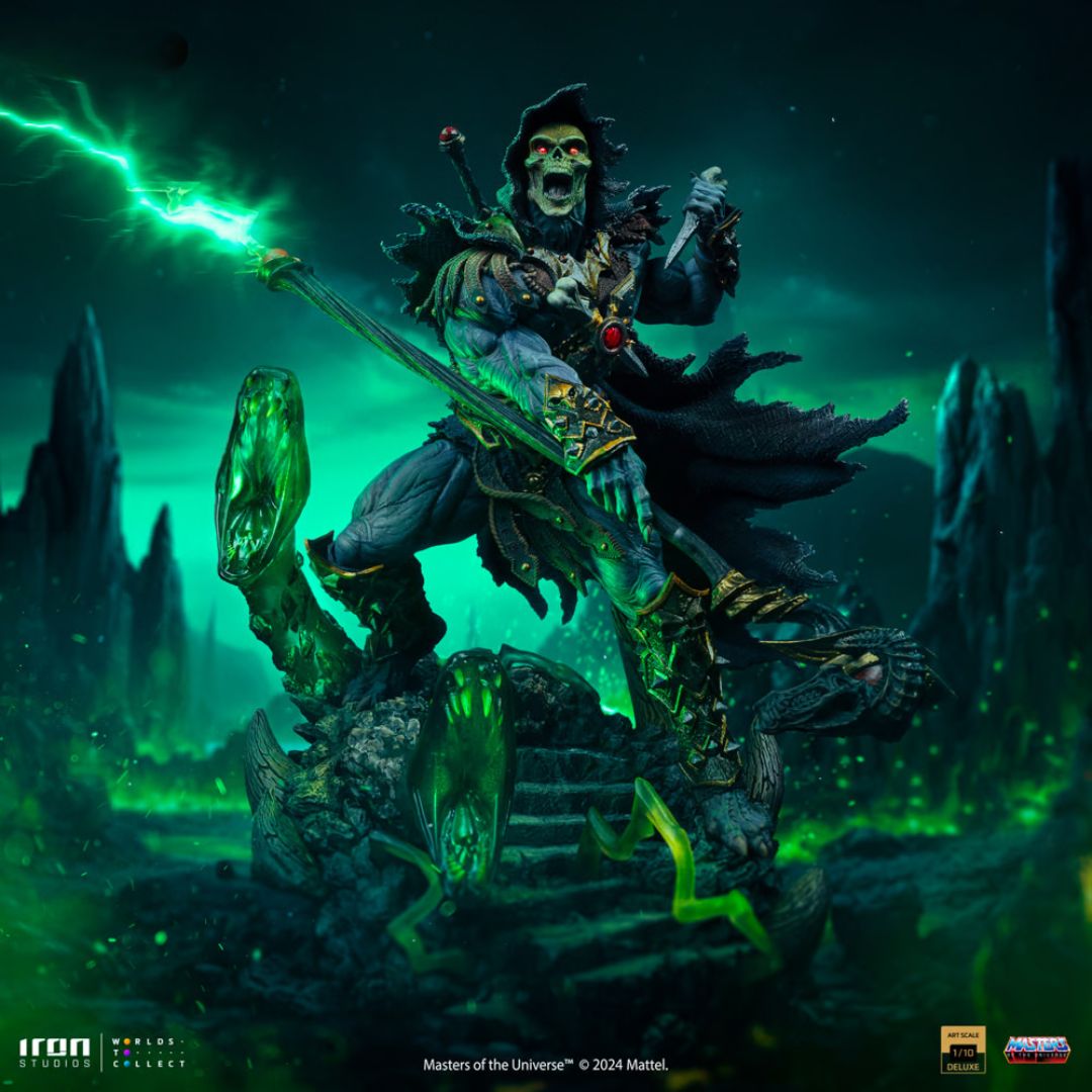 Skeletor Unleashed Deluxe Statue By Iron Studios -Iron Studios - India - www.superherotoystore.com