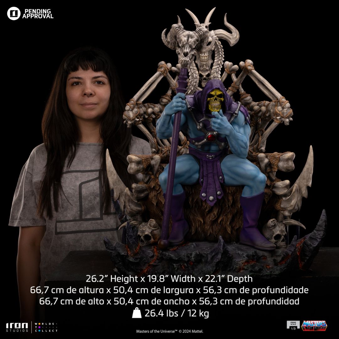 Skeletor (10Th Anniversary) - Masters Of The Universe - Prime Scale Statue By Iron Studios -Iron Studios - India - www.superherotoystore.com