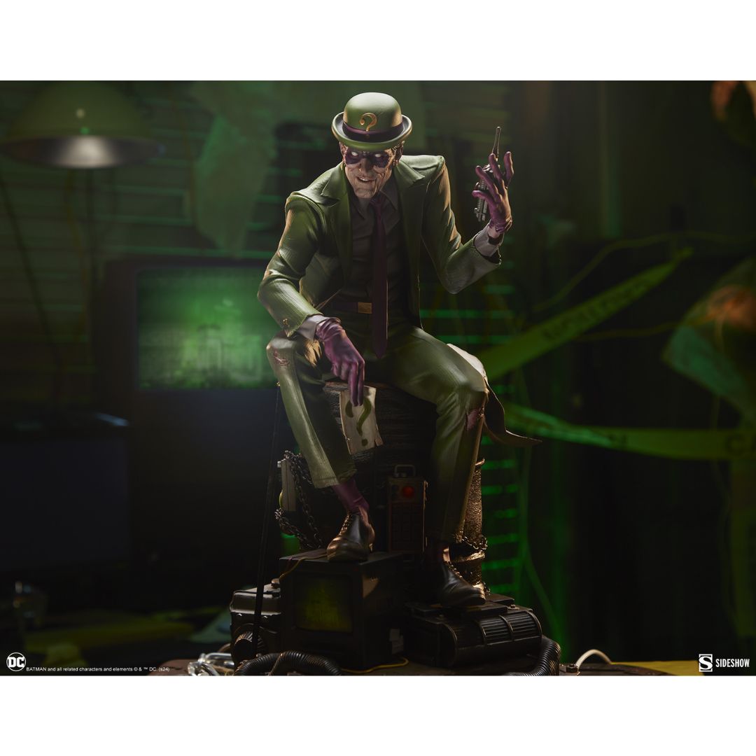 Riddler Premium Format Statue By Sideshow Collectibles -Sideshow Collectibles - India - www.superherotoystore.com