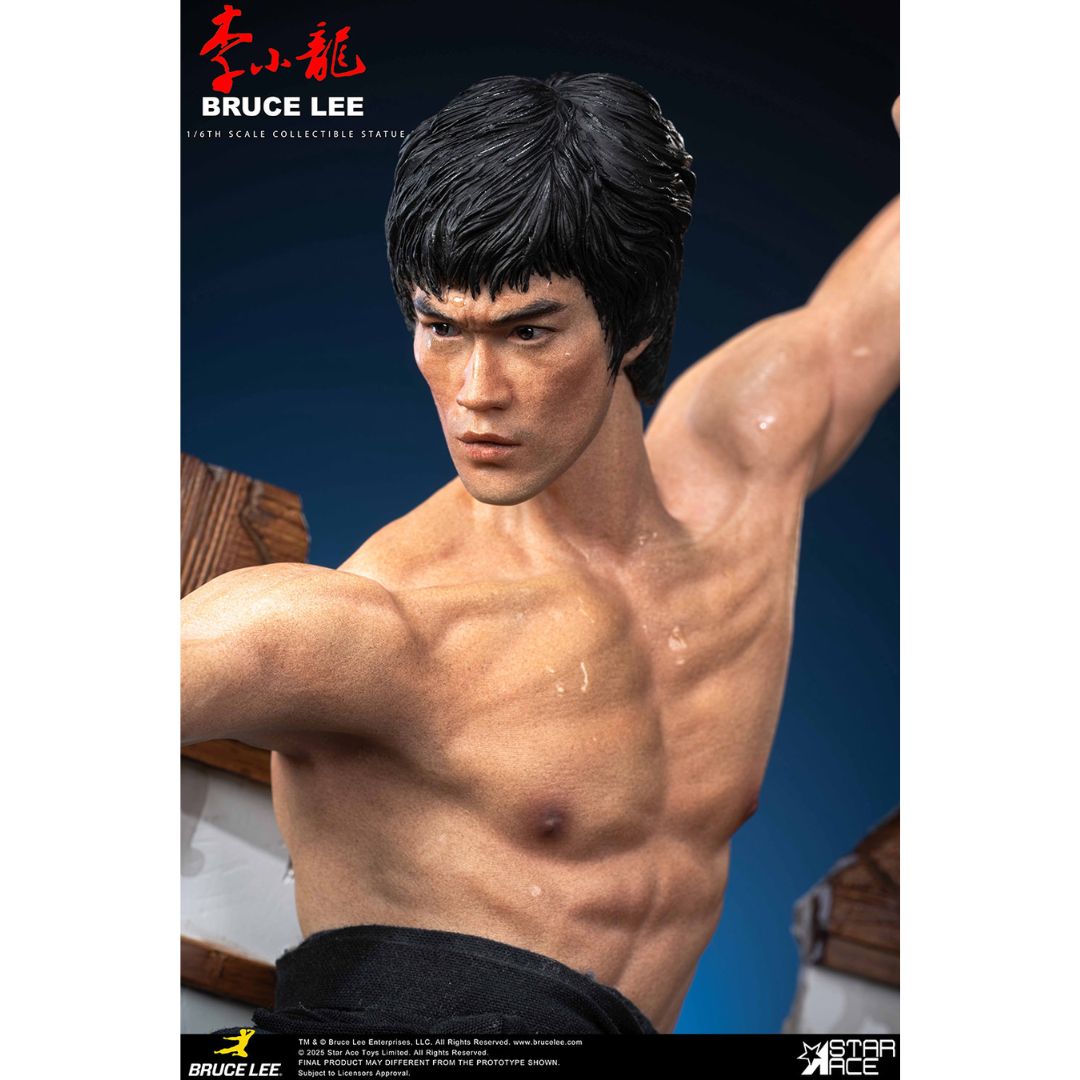 Bruce Lee (Flying-Kick) Statues By Star Ace Toys