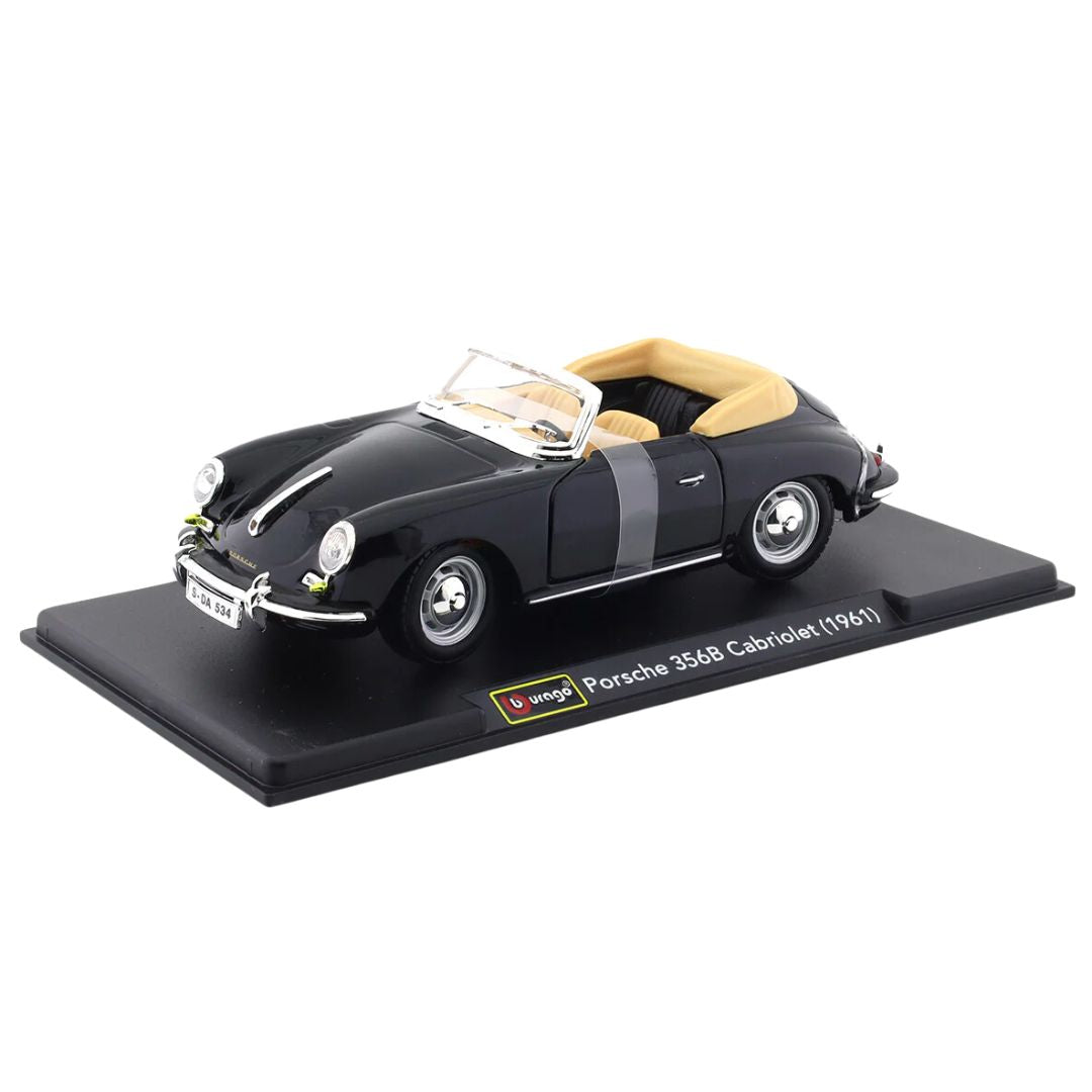 Porsche 356 Cabriolet (1961) 1:24 Diecast car by Bburago -Bburago - India - www.superherotoystore.com