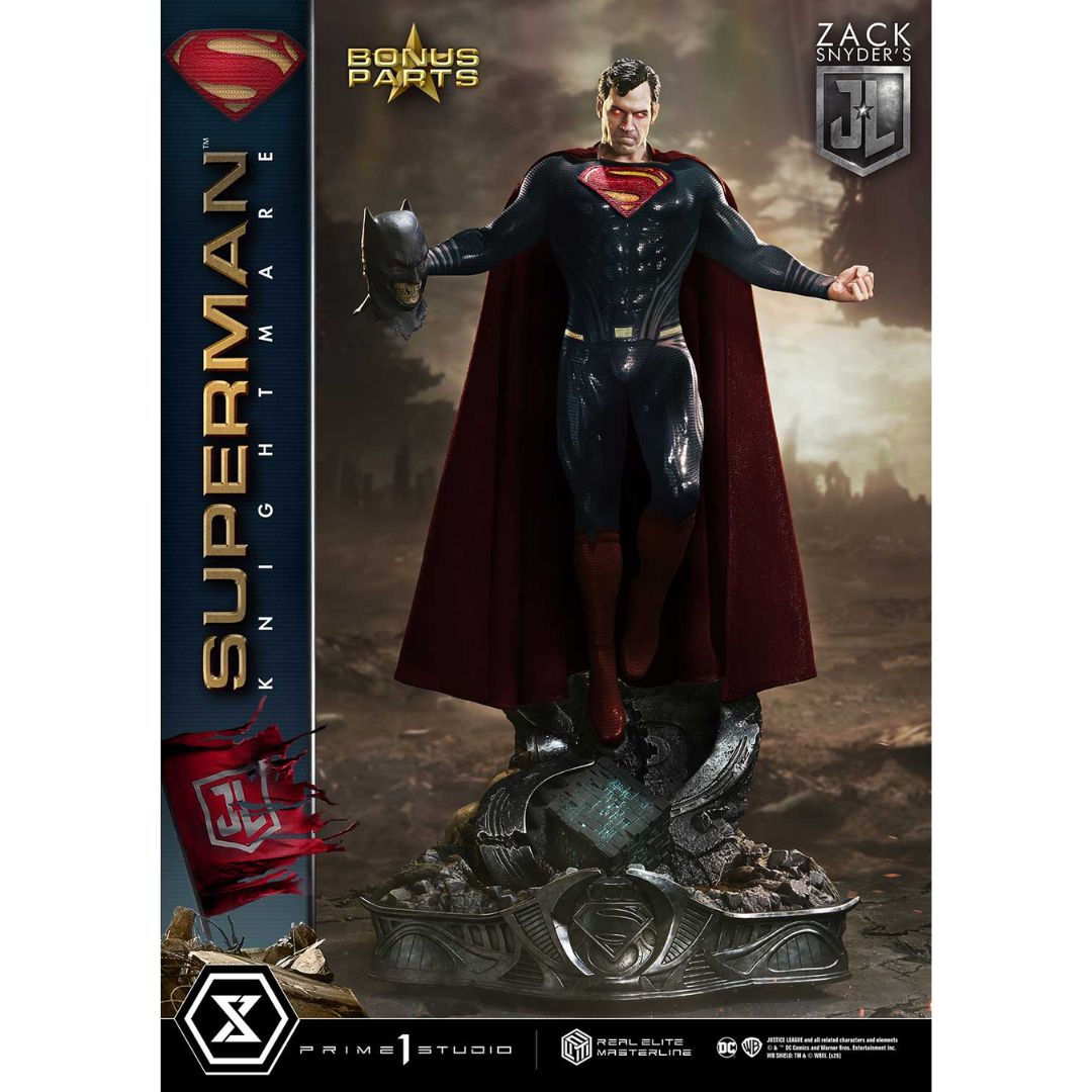 Justice League (Film) Superman Knightmare Color Edition Dx Bonus Version Statue By Prime1 Studios -Prime1 Studios - India - www.superherotoystore.com