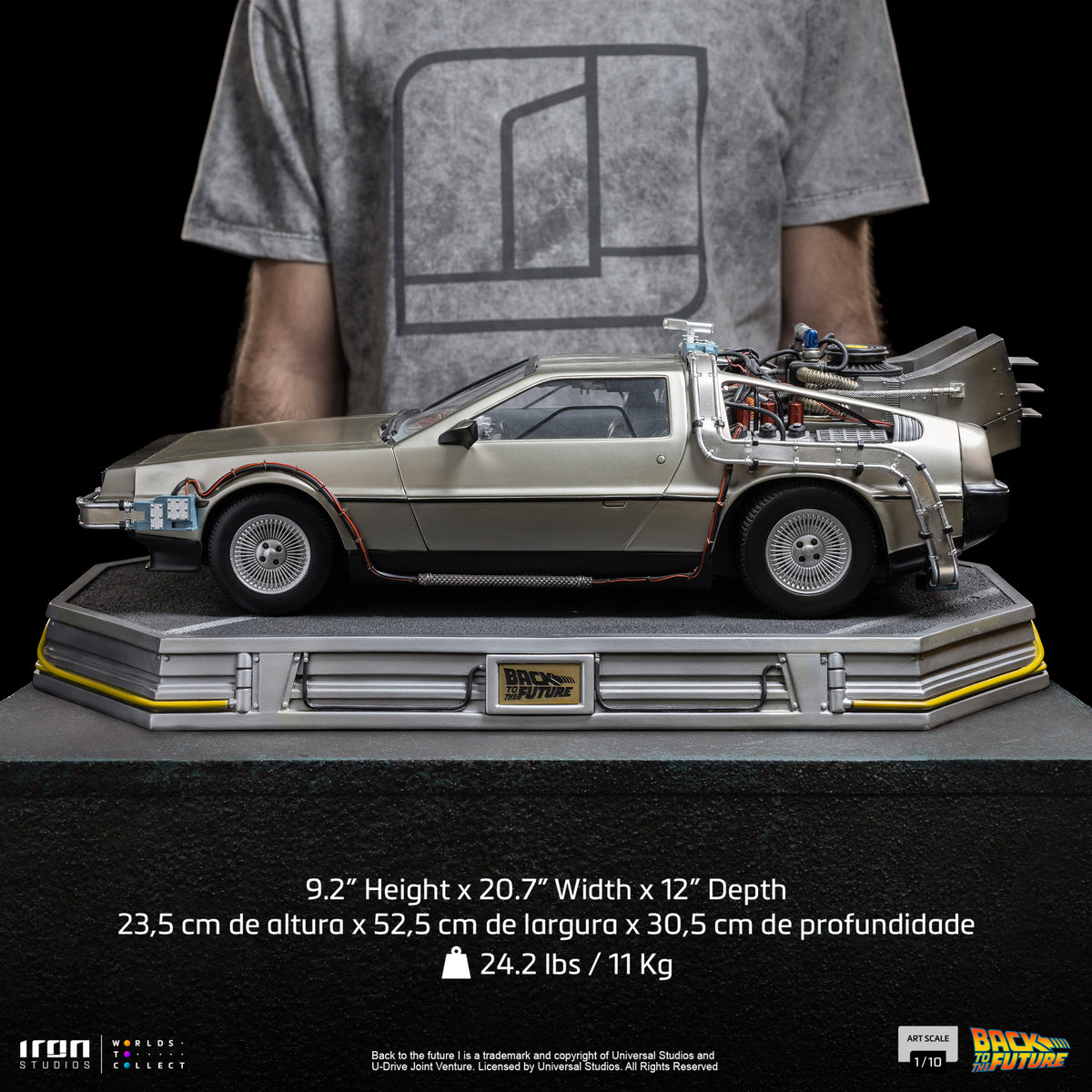 Voucher Pré Venda - Estátua DeLorean Full Set Deluxe- Back to the Future -  Art Scale 1/10 - Iron Studios - Iron Studios Online Store