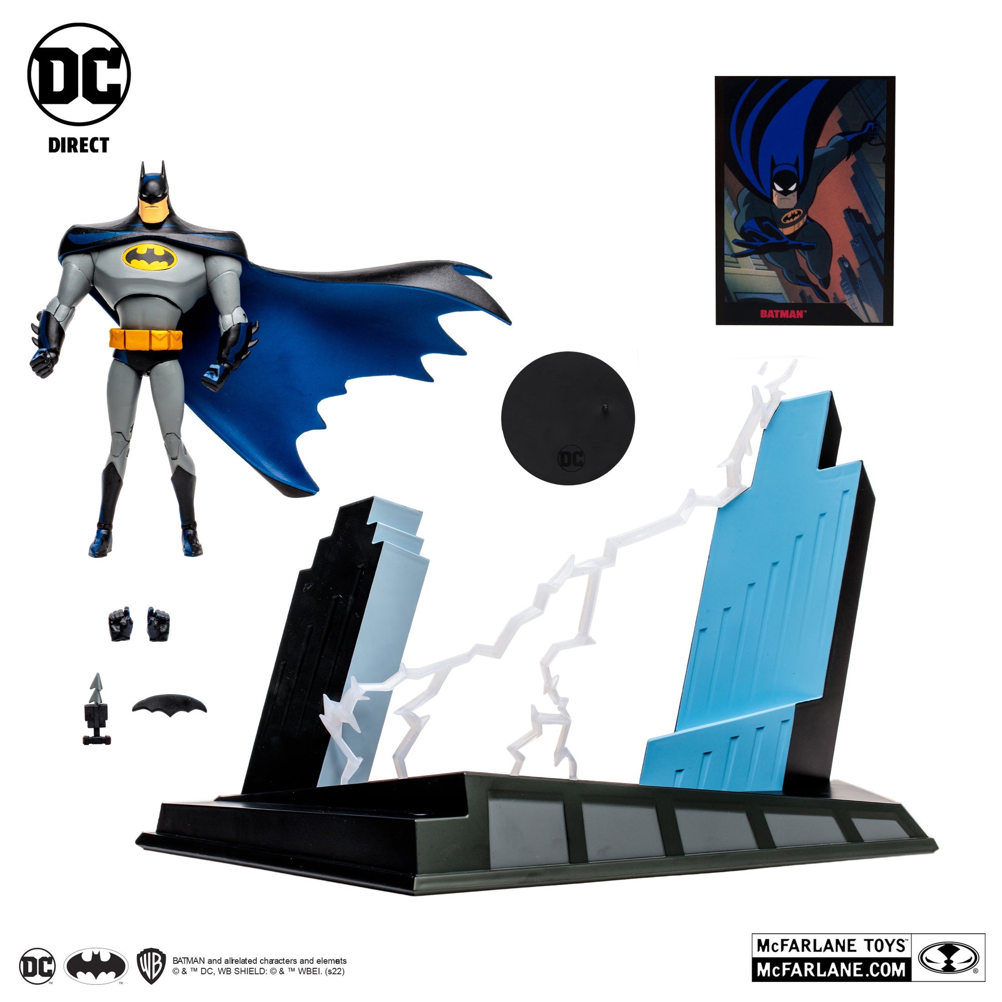 Batman the Animated Series 30th Anniversary NYCC Exclusive Gold Label Figure by McFarlane Toys  (Damaged Box) -McFarlane Toys - India - www.superherotoystore.com