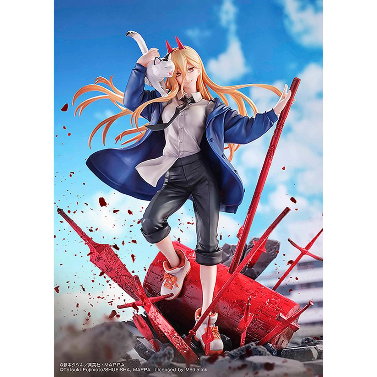 Aitai☆Kuji PeachMilky Cosplay Signed Art Print Chainsaw Man Power A