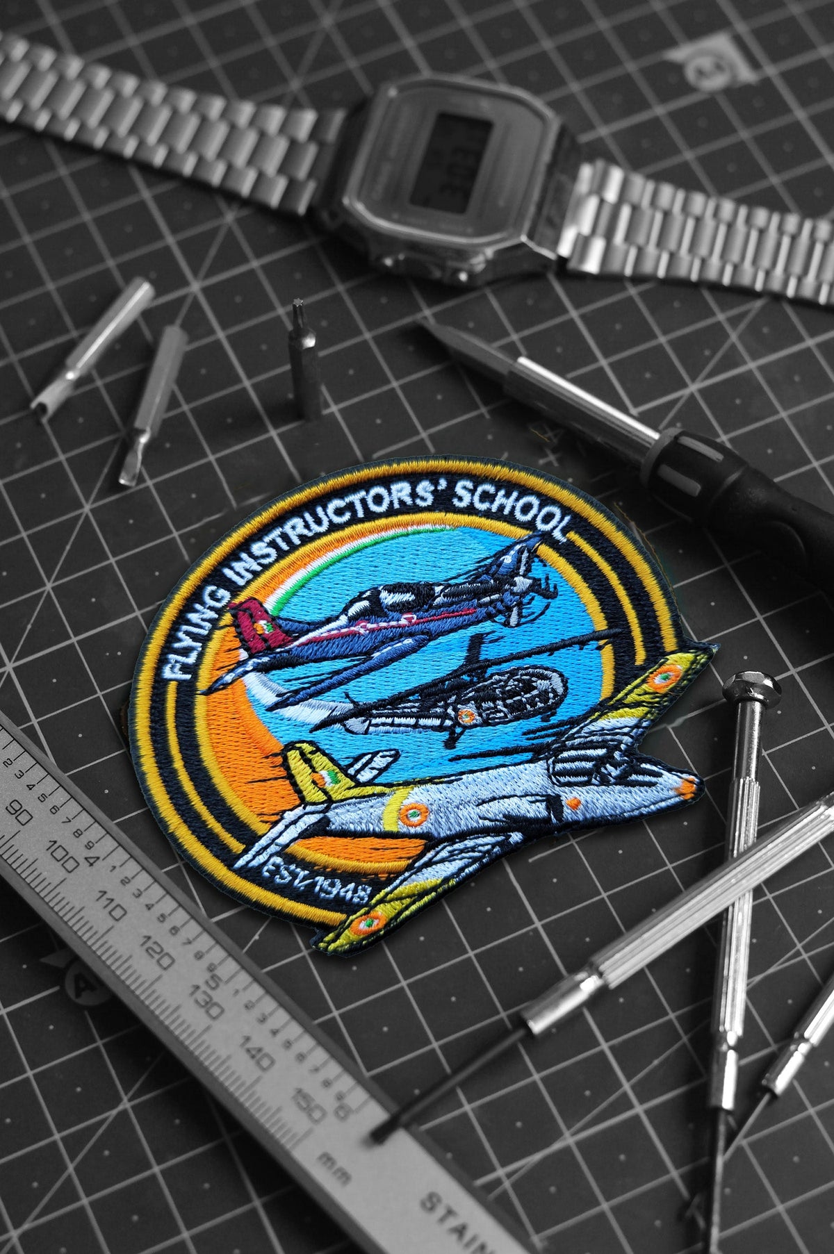 &#39;Legacy of Flight&#39; Embroidered Velcro Badge -A47 - India - www.superherotoystore.com