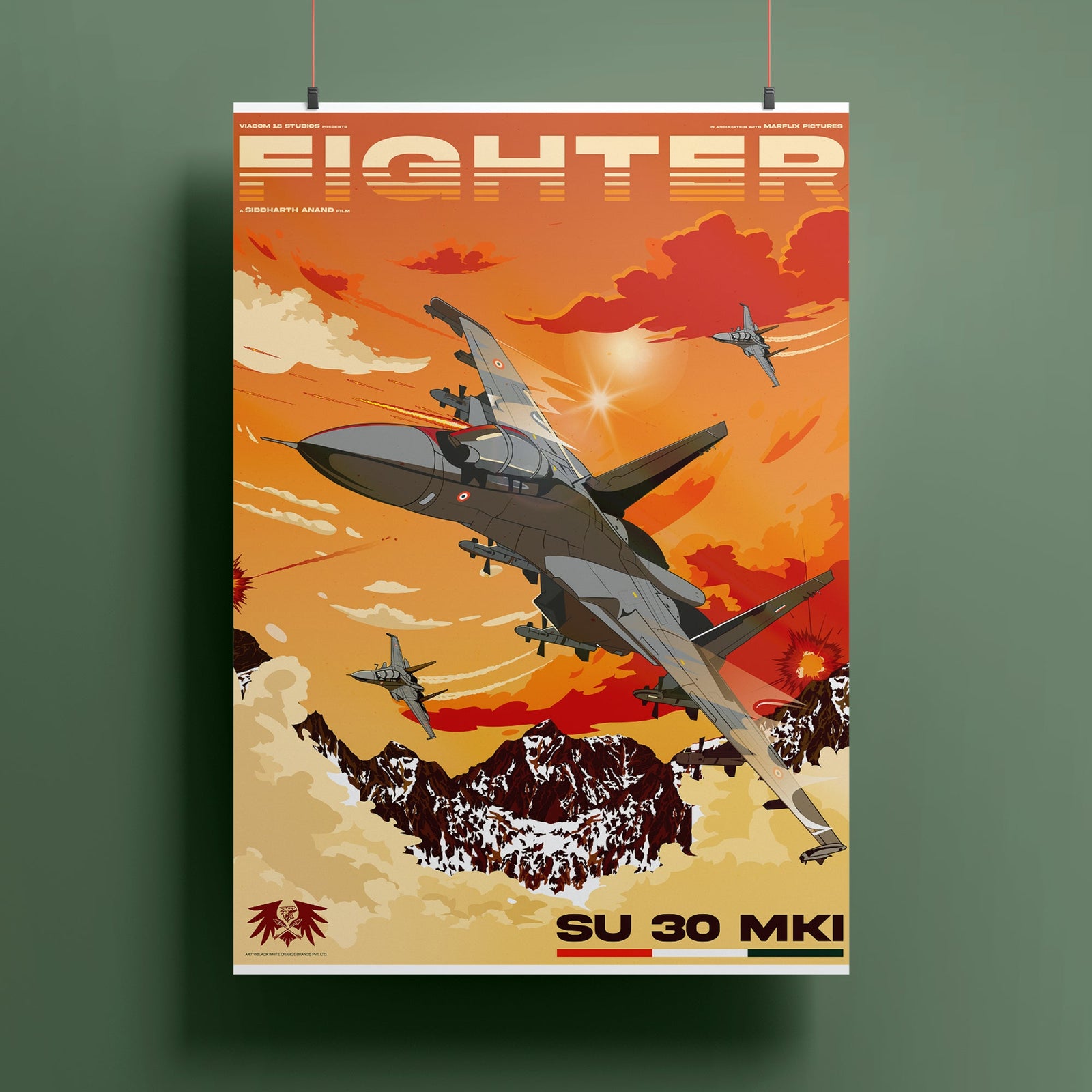 Fighter SU-30 Jet Poster -A47 - India - www.superherotoystore.com