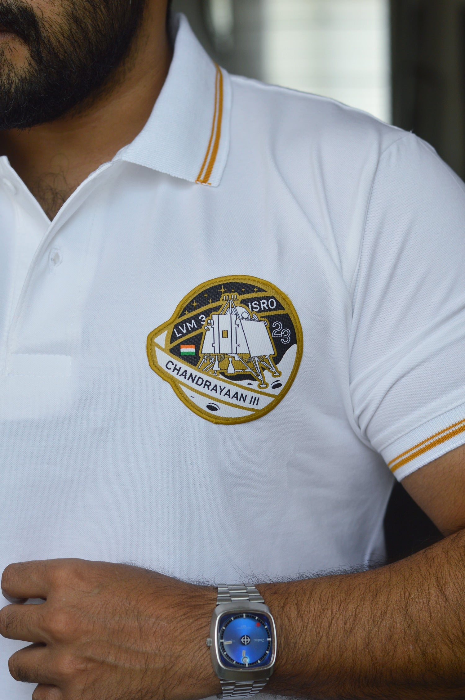 Chandrayaan 3 Polo T-Shirt -A47 - India - www.superherotoystore.com