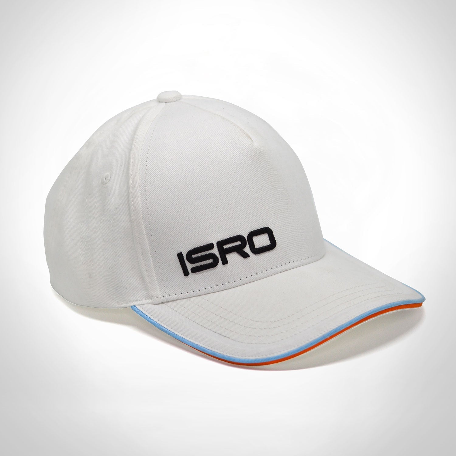 ISRO White Cap with Embroidered ISRO Design -A47 - India - www.superherotoystore.com