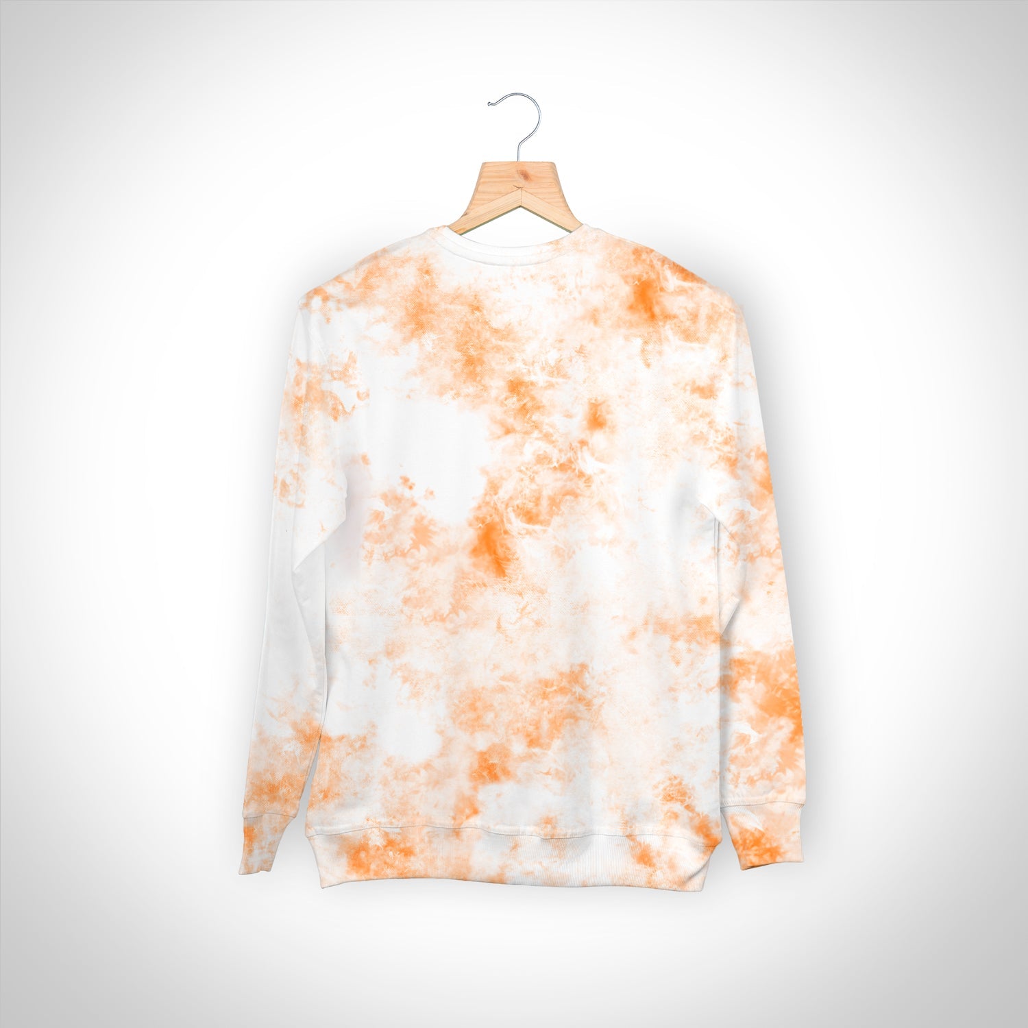 ISRO Rust Tie Dye Unisex Unisex Sweatshirt -A47 - India - www.superherotoystore.com