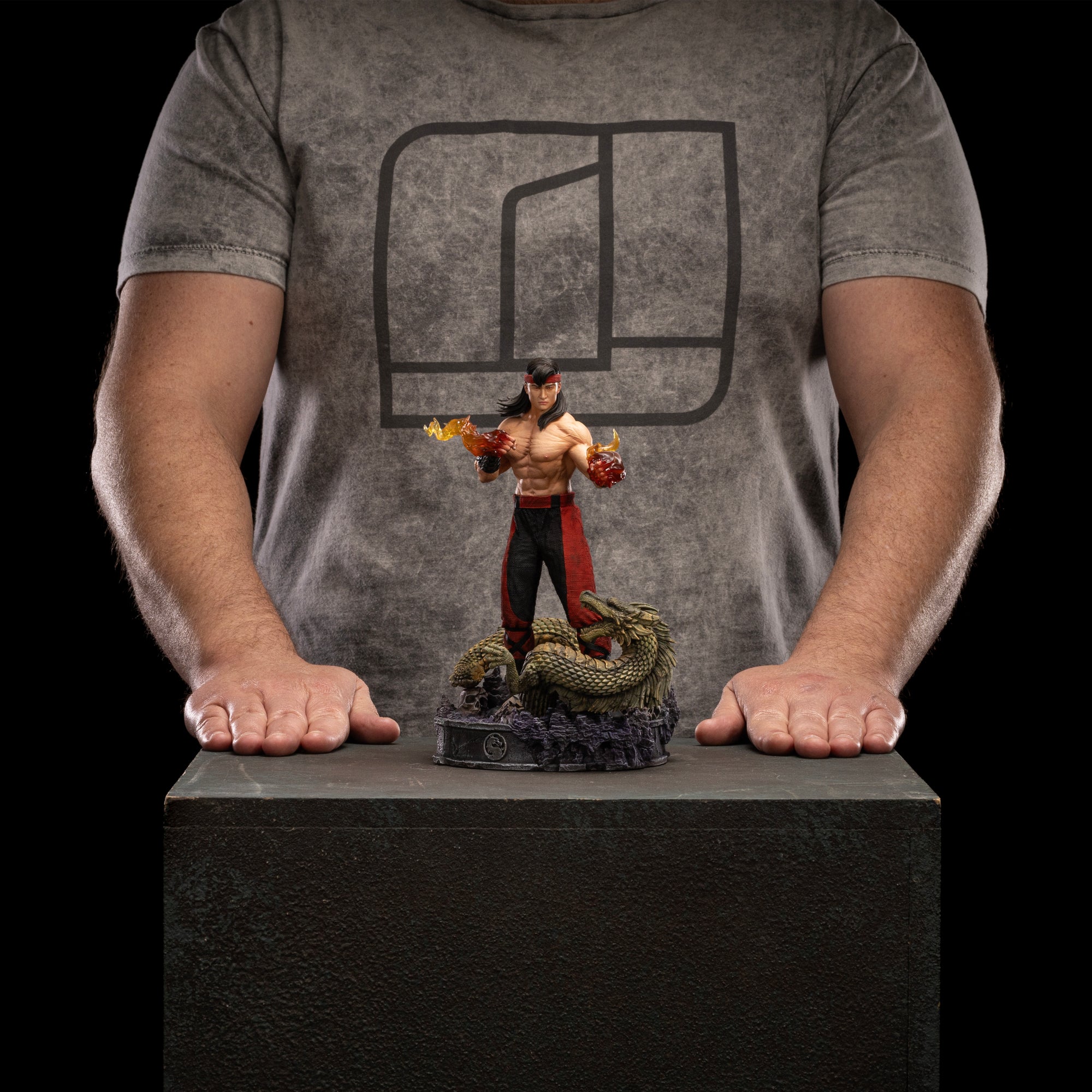 Mortal Kombat Liu Kang Statue By Iron Studios -Iron Studios - India - www.superherotoystore.com