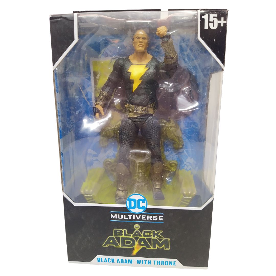 DC Comics Black Adam Movie Black Adam With Throne Figure by McFarlane Toys -McFarlane Toys - India - www.superherotoystore.com