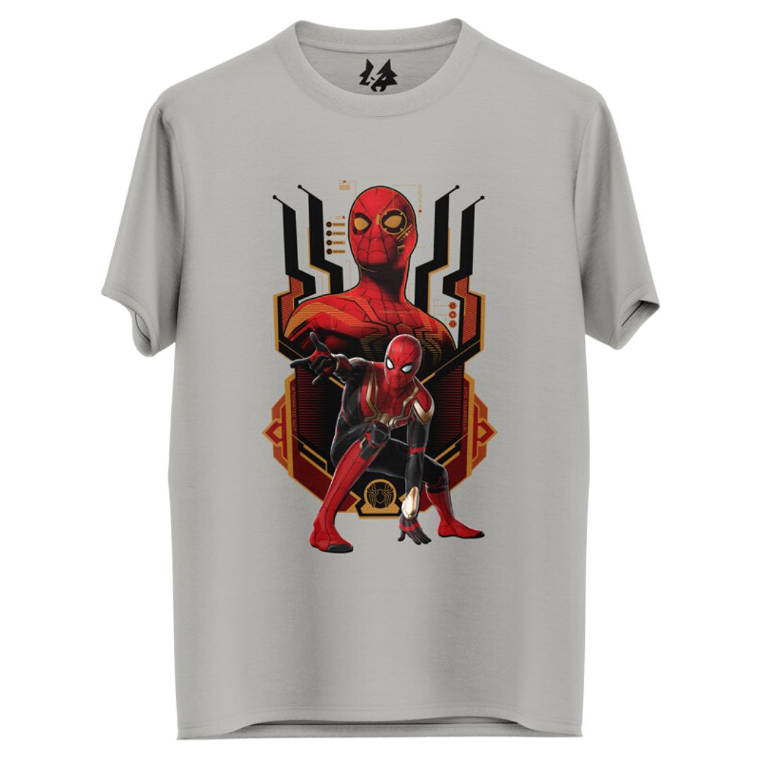 SPIDER-MAN: INTEGRATED SUIT - MARVEL OFFICIAL T-SHIRT by Redwolf -Redwolf - India - www.superherotoystore.com