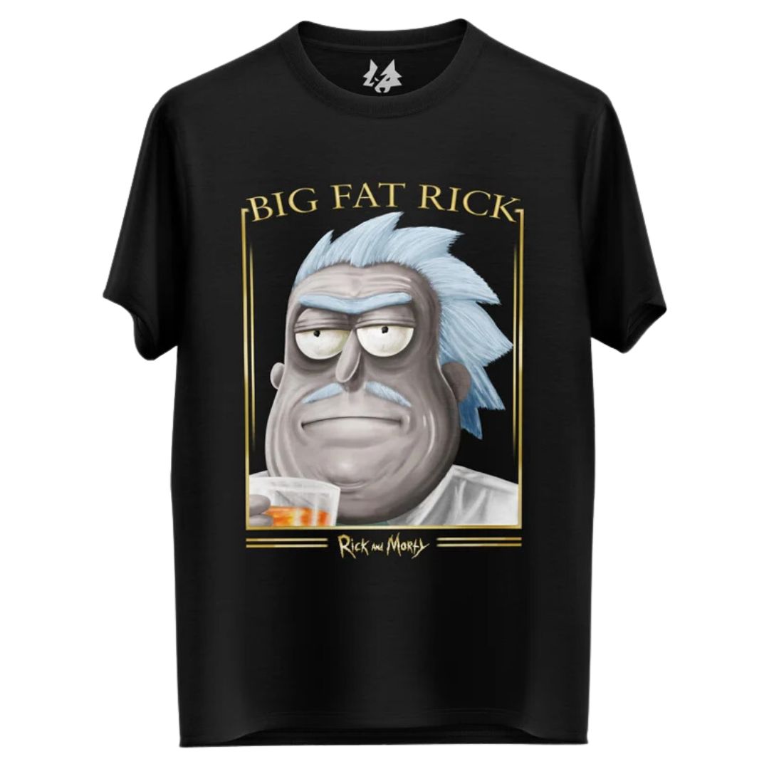 Rick & Morty - Big Fat Rick T-Shirt -Redwolf - India - www.superherotoystore.com