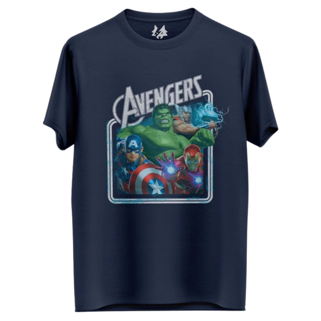 Avengers Retro T-Shirt -Redwolf - India - www.superherotoystore.com