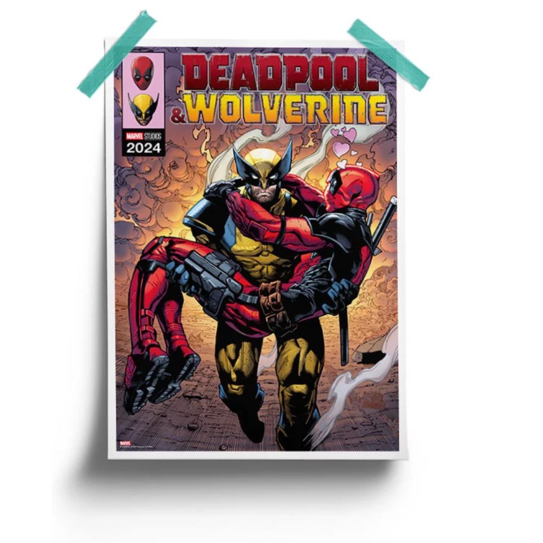 Weapon X-Traction - Marvel Official Poster -Redwolf - India - www.superherotoystore.com