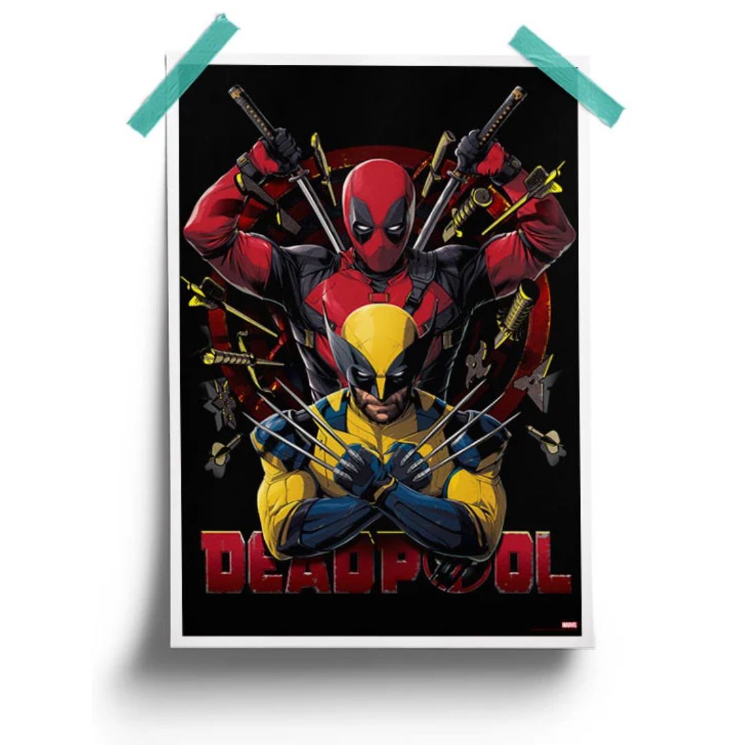 Unstoppable Heroes - Marvel Official Poster -Redwolf - India - www.superherotoystore.com